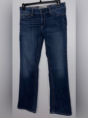 Ariat R.E.A.L. Womens 31R Whipstitch Bootcut Riding Jeans Western Stretch